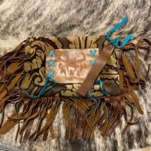 Keep It Gypsy Wristlet with Fringe